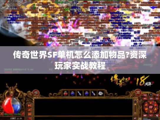 传奇世界SF单机怎么添加物品?资深玩家实战教程