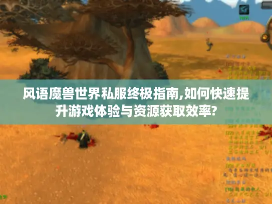 风语魔兽世界私服终极指南,如何快速提升游戏体验与资源获取效率?