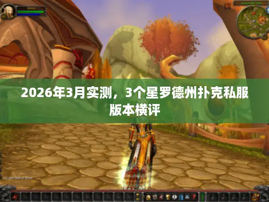 2026年3月实测，3个星罗德州扑克私服版本横评