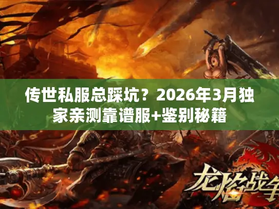 传世私服总踩坑？2026年3月独家亲测靠谱服+鉴别秘籍