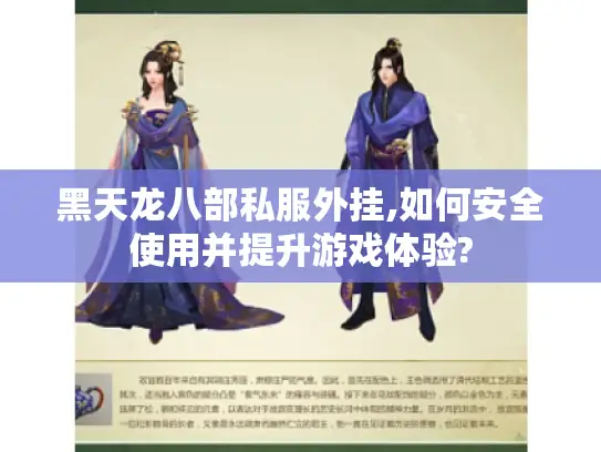 黑天龙八部私服外挂,如何安全使用并提升游戏体验?