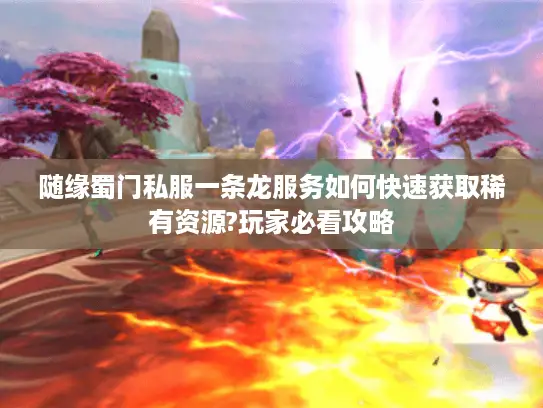 随缘蜀门私服一条龙服务如何快速获取稀有资源?玩家必看攻略