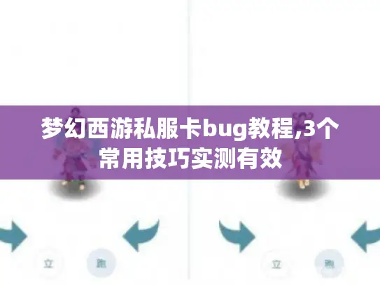 梦幻西游私服卡bug教程,3个常用技巧实测有效