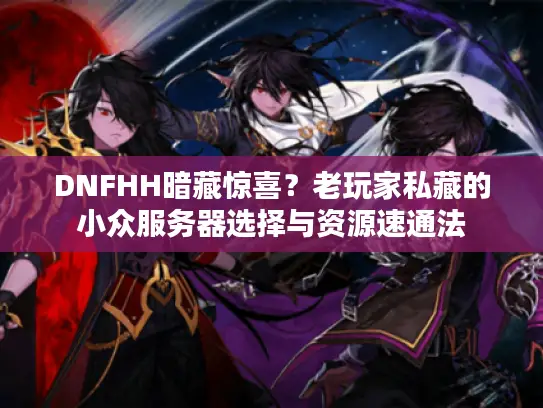 DNFHH暗藏惊喜?老玩家私藏的小众服务器选择与资源速通法 DNFHH暗藏惊喜?老玩家私藏的小众服务器选择与资源速通法
