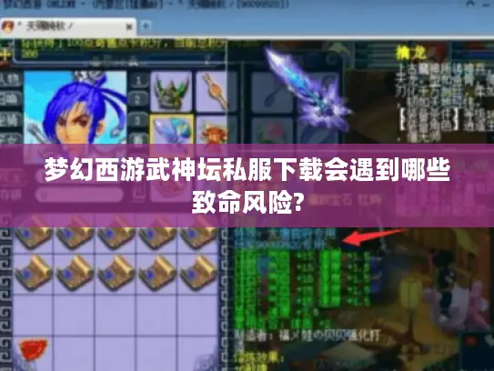 梦幻西游武神坛私服下载会遇到哪些致命风险? 梦幻西游武神坛私服下载会遇到哪些致命风险?