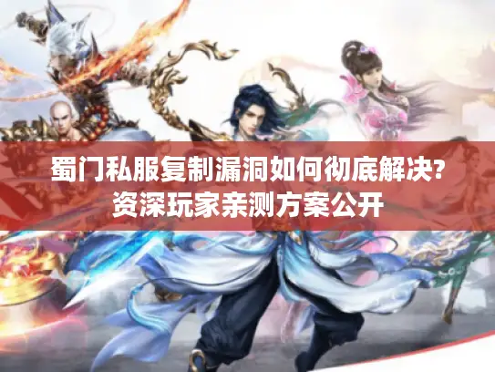 蜀门私服复制漏洞如何彻底解决?资深玩家亲测方案公开