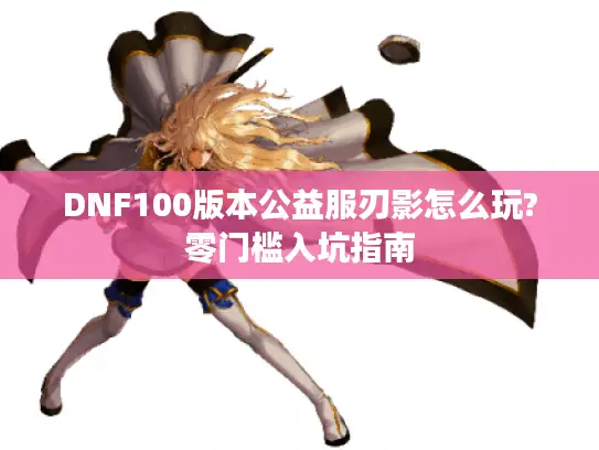 DNF100版本公益服刃影怎么玩?零门槛入坑指南