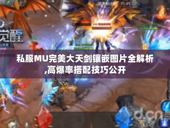 私服MU完美大天剑镶嵌图片全解析,高爆率搭配技巧公开