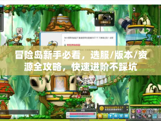 冒险岛新手必看,选服/版本/资源全攻略,快速进阶不踩坑 冒险岛新手必看,选服/版本/资源全攻略,快速进阶不踩坑