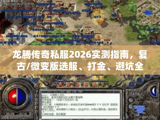 龙腾传奇私服2026实测指南，复古/微变版选服、打金、避坑全攻略