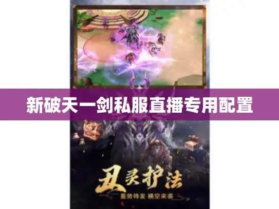 新破天一剑私服直播专用配置