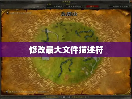 修改最大文件描述符