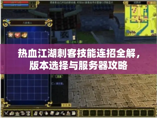 热血江湖刺客技能连招全解，版本选择与服务器攻略
