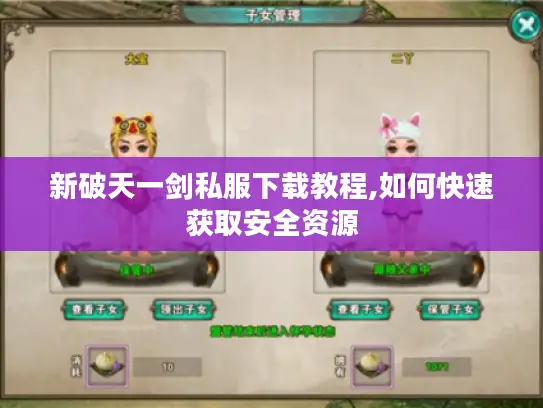 新破天一剑私服下载教程,如何快速获取安全资源