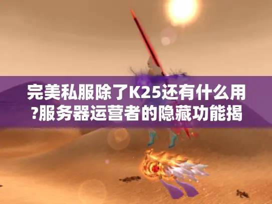 完美私服除了K25还有什么用?服务器运营者的隐藏功能揭秘