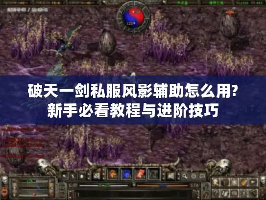 破天一剑私服风影辅助怎么用?新手必看教程与进阶技巧