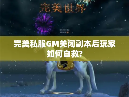 完美私服GM关闭副本后玩家如何自救?