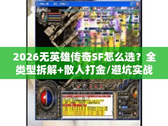 2026无英雄传奇SF怎么选？全类型拆解+散人打金/避坑实战指南