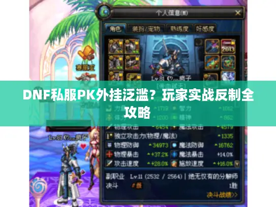 DNF私服PK外挂泛滥？玩家实战反制全攻略