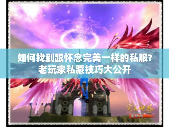 如何找到跟怀念完美一样的私服?老玩家私藏技巧大公开