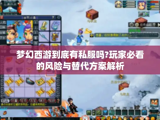 梦幻西游到底有私服吗?玩家必看的风险与替代方案解析
