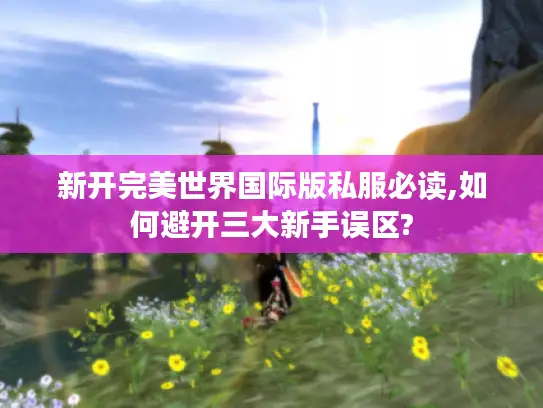新开完美世界国际版私服必读,如何避开三大新手误区?