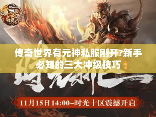 传奇世界有元神私服刚开?新手必知的三大冲级技巧