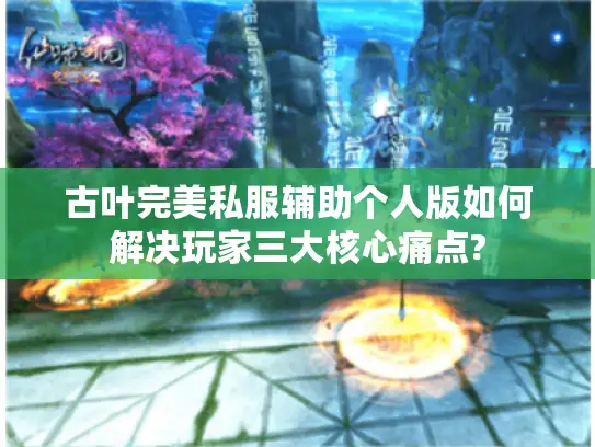 古叶完美私服辅助个人版如何解决玩家三大核心痛点?