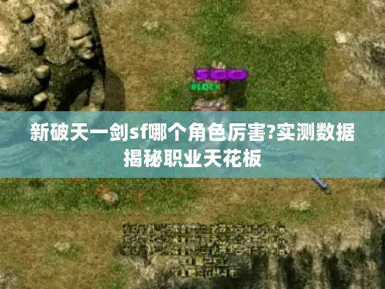 新破天一剑sf哪个角色厉害?实测数据揭秘职业天花板