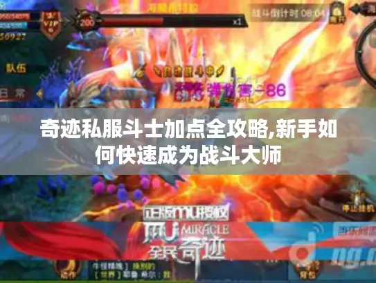 奇迹私服斗士加点全攻略,新手如何快速成为战斗大师