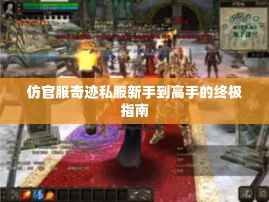 仿官服奇迹私服新手到高手的终极指南