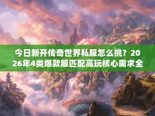 今日新开传奇世界私服怎么挑？2026年4类爆款服匹配高玩核心需求全解析