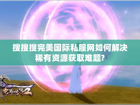 搜搜搜完美国际私服网如何解决稀有资源获取难题?