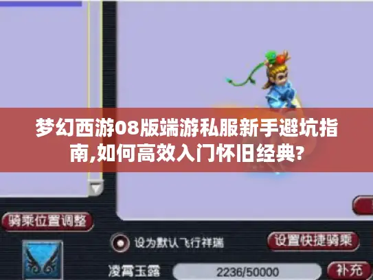 梦幻西游08版端游私服新手避坑指南,如何高效入门怀旧经典?