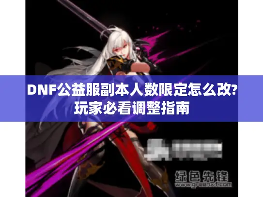 DNF公益服副本人数限定怎么改?玩家必看调整指南