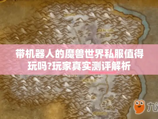 带机器人的魔兽世界私服值得玩吗?玩家真实测评解析