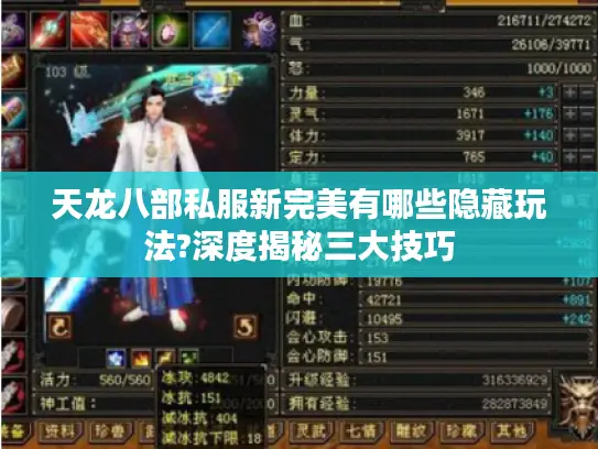 天龙八部私服新完美有哪些隐藏玩法?深度揭秘三大技巧