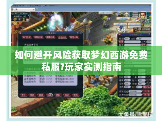 如何避开风险获取梦幻西游免费私服?玩家实测指南