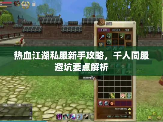 热血江湖私服新手攻略，千人同服避坑要点解析