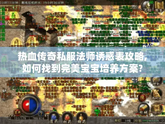 热血传奇私服法师诱惑表攻略,如何找到完美宝宝培养方案?