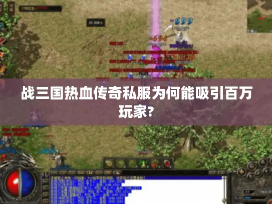战三国热血传奇私服为何能吸引百万玩家?