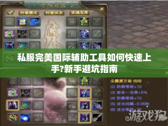 私服完美国际辅助工具如何快速上手?新手避坑指南 私服完美国际辅助工具如何快速上手?新手避坑指南