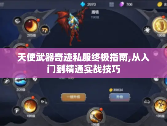 天使武器奇迹私服终极指南,从入门到精通实战技巧