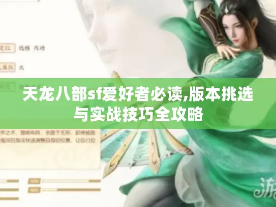 天龙八部sf爱好者必读,版本挑选与实战技巧全攻略