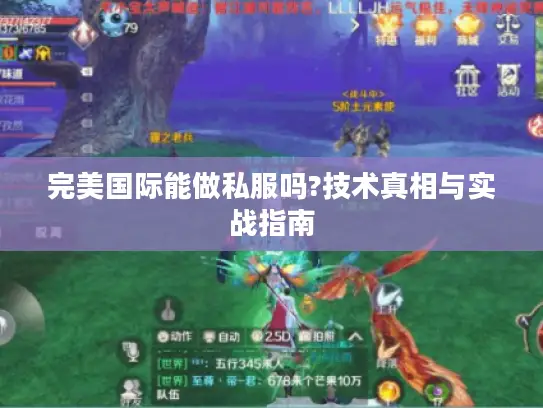 完美国际能做私服吗?技术真相与实战指南