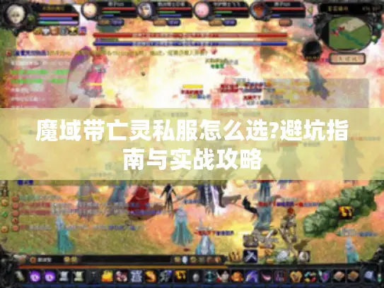魔域带亡灵私服怎么选?避坑指南与实战攻略