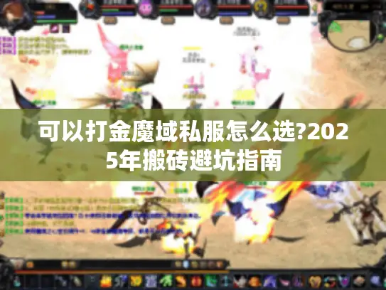 可以打金魔域私服怎么选?2025年搬砖避坑指南