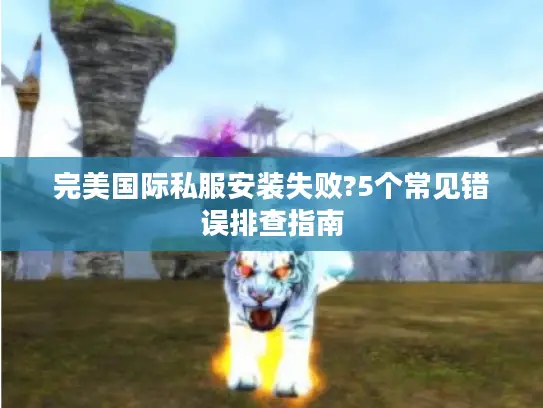 完美国际私服安装失败?5个常见错误排查指南