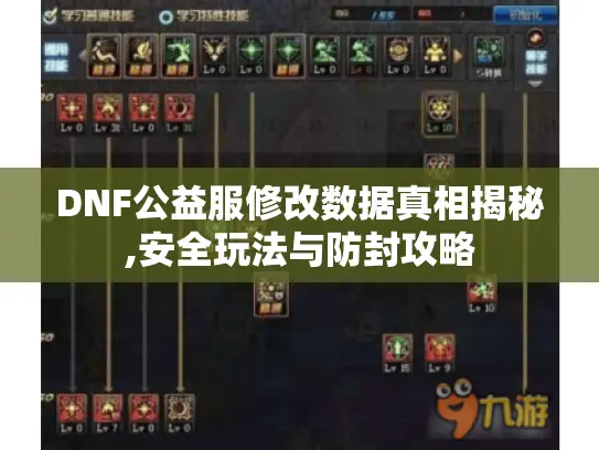 DNF公益服修改数据真相揭秘,安全玩法与防封攻略