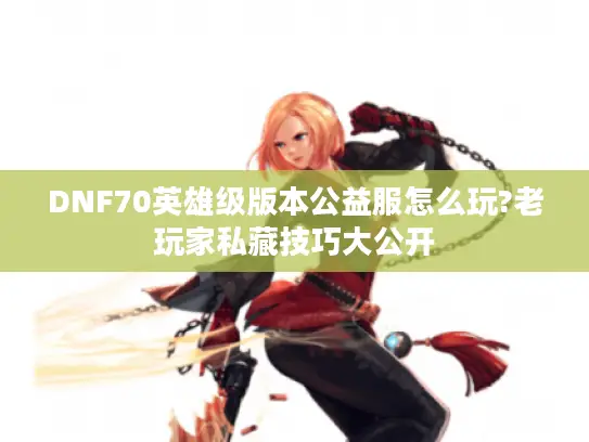 DNF70英雄级版本公益服怎么玩?老玩家私藏技巧大公开 DNF70英雄级版本公益服怎么玩?老玩家私藏技巧大公开